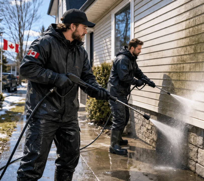 Exterior Building Washing Maintenance - Facility Solutions Canada Limited -